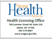 Health Licensing Authority Health Licensing Authority