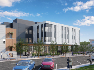 Rendering of courthouse expansion, northwest view Rendering of courthouse expansion, northwest view