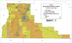 Deschutes County State Wildfire Hazard Map