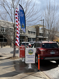 Property tax drop box, 1300 NW Wall St