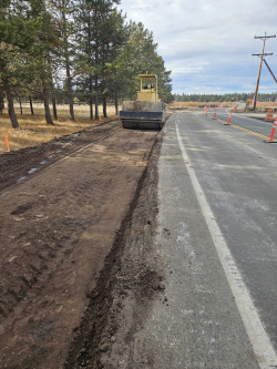 Road widening at S Century Drive and Huntington Road, Dec. 2025