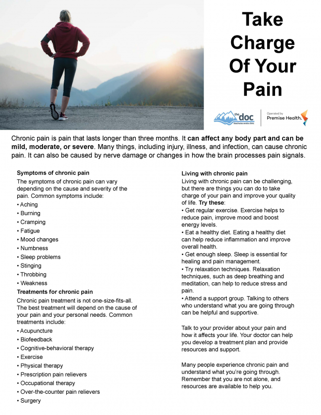 April 2026 Take charge of your chronic pain