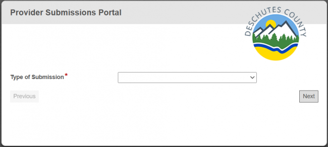Provider Submissions Portal