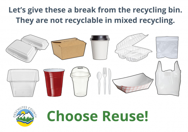Do not put in mixed recycling bin