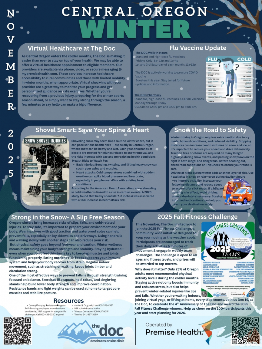 Central Oregon Winter Prep & Virtual Appts_Nov 2025 Monthly Health Topic