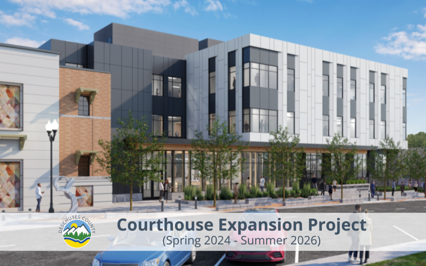 Courthouse expansion project rendering Courthouse expansion project rendering